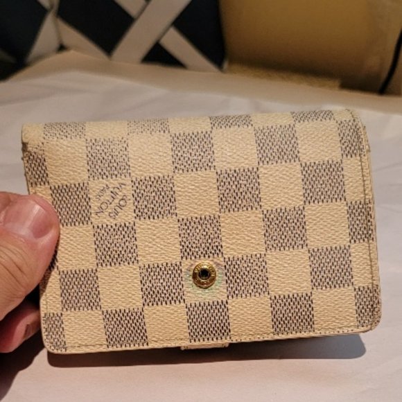 Louis Vuitton Damier Azur Port Monnaie Kisslock Wallet - Picture 3 of 10